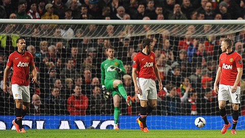 Man United 0-3 Man City: David Moyes lại lập kỷ lục