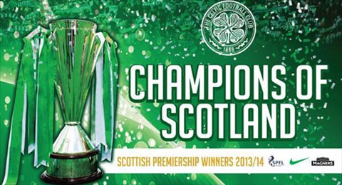 Celtic sớm giành chức vô địch Scotland 2013/14
