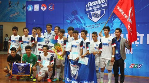 ĐH Hồng Bàng vô địch môn bóng đá giải Revive 2014 phía Nam