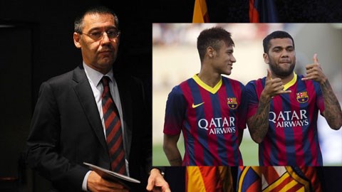 Barca: Muốn tống cổ Alves, còn lo ngại Neymar