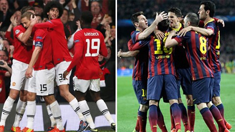 Chùm ảnh M.U và Atletico đánh rơi chiến thắng ở lượt đi tứ kết Champions League