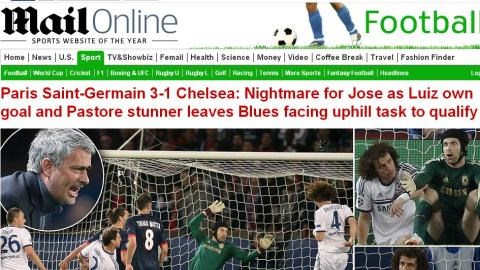 Báo Anh tích cực "ném đá" thất bại của Chelsea