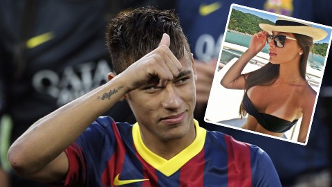 Bồ mới xinh tươi hơn bồ cũ của Neymar