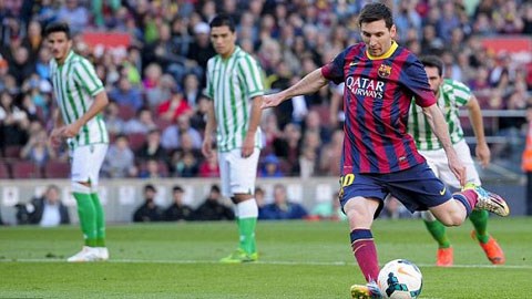 Barca 3-1 Betis: Messi lập cú đúp
