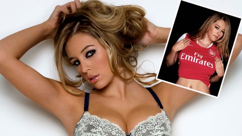 Keeley Hazell - Người đẹp siêu vòng 1 mến mộ Wenger