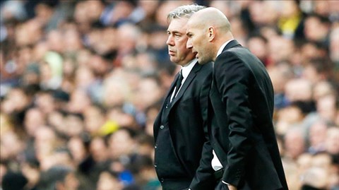 Huyền thoại Zidane sẽ thay thế Ancelotti ở Real