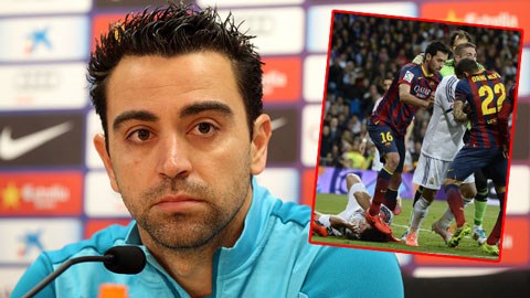 Xavi: "Busquets không cố tình giẫm lên đầu Pepe"