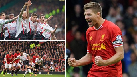 Cuộc đua danh hiệu "Cầu thủ xuất sắc nhất Premier League 2013/14": Hãy điền thêm tên Gerrard!