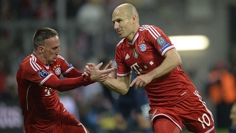 Chấm điểm Bayern 3-1 M.U: Điểm 9 cho Robben