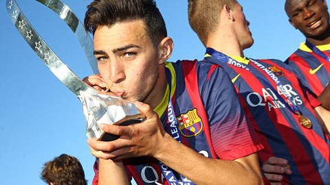 Đánh bại Benfica, Barca vô địch Youth Champions League