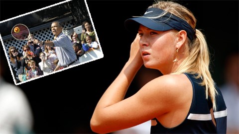 Sharapova sẽ thi đấu với tổng thống Mỹ Obama