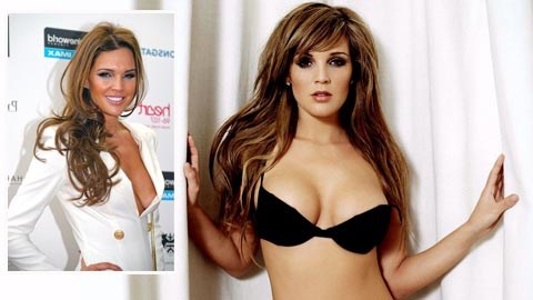 Cựu hoa hậu Anh Danielle Lloyd lộ ngực "mướp"