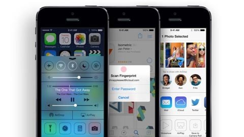 iOS 7.1.1: Hoàn thiện cảm biến nhận dạng dấu vân tay Touch ID