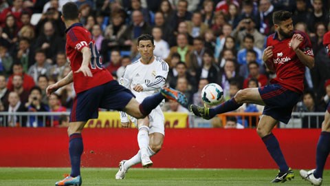 Ronaldo lập cú đúp trong trận thắng Osasuna 4-0: Dòng máu chiến binh