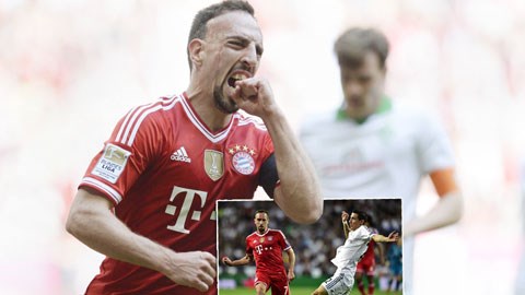 Bayern vẫn phải trông cậy vào Ribery