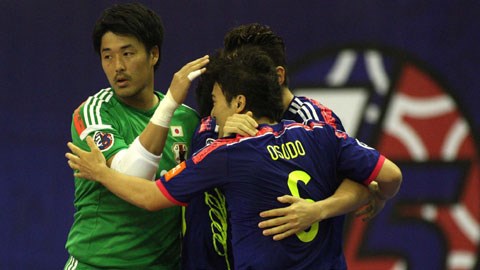 VCK futsal châu Á 2014: Thái Lan đối đầu với Nhật Bản ở tứ kết