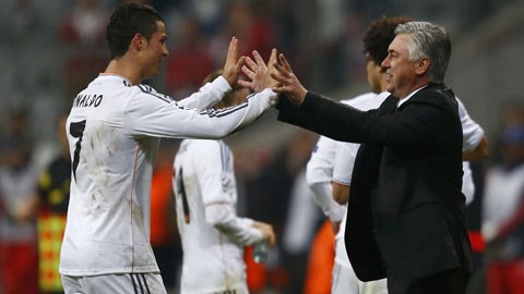 Ancelotti cảm ơn bàn thắng quý giá của Ronaldo