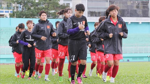 ĐT nữ Việt Nam làm quen sân Thống Nhất, chuẩn bị cho VCK Asian Cup 2014