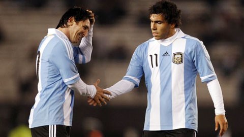 Vì sao Argentina không triệu tập Tevez?