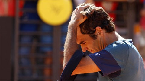 Italian Open: Federer thua sốc ngay trận ra quân