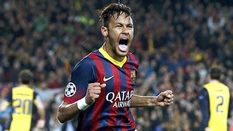 Neymar là người duy nhất biết ghi bàn vào lưới Atletico