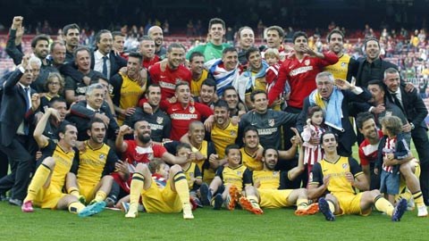 Atletico đăng quang La Liga 2013/14: Chuyện cổ tích có hậu