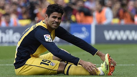Tái phát chấn thương, Diego Costa có nguy cơ lỡ CK Champions League