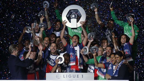 Vòng 38 Ligue 1: PSG đón cúp bằng chiến thắng 4 sao, Sochaux xuống hạng