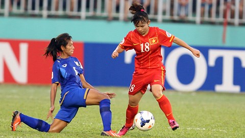 ĐT nữ Việt Nam 1-2 Thái Lan: Trượt ngã trước thềm World Cup