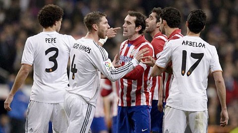 Đọ sức tay đôi Real Madrid-Atletico Madrid