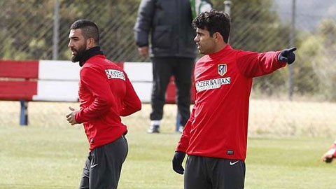 Atletico Madrid đón Arda Turan và Diego Costa trở lại tập luyện