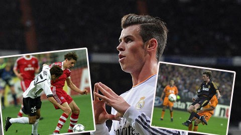 Bale và những cầu thủ Vương quốc Anh dự CK Champions League cùng với CLB nước ngoài