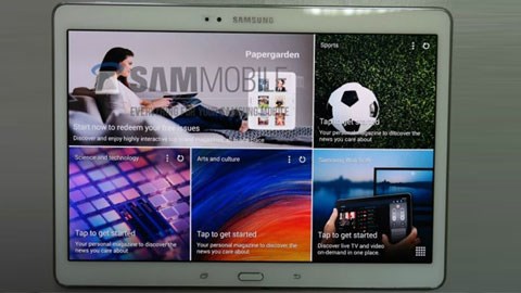 Galaxy Tab S sẽ có nhận dạng vân tay và giá khoảng 13 triệu đồng