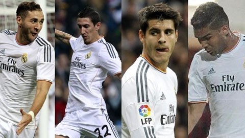 Phát hiện: 4 kẻ bất mãn ở Real Madrid