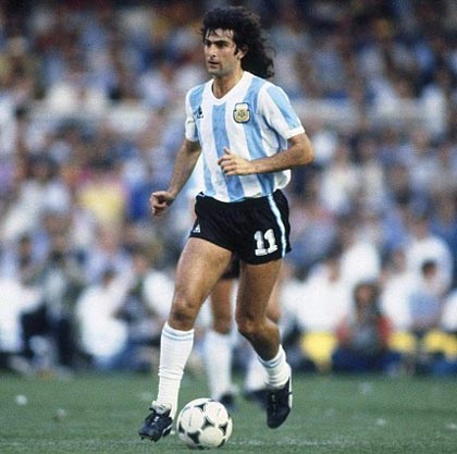 Mario Kempes đã trở thành vua phá lưới World Cúp 1978 với 6 bàn thắng