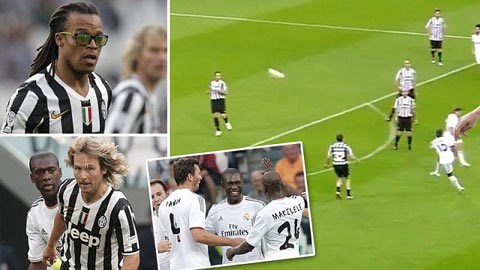 Giao hữu huyền thoại Juventus 1-5 Real: Seedorf ghi siêu phẩm