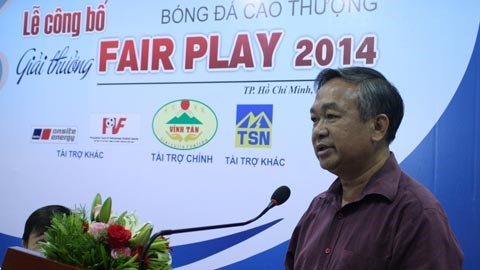 Công bố giải thưởng Fair-play 2014