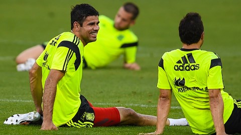 Ghi bàn đẹp khi đá tập, Diego Costa sắp trở lại