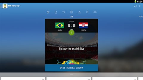 Ứng dụng xem World Cup 2014 trên điện thoại