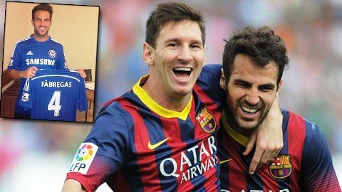 Fabregas khẳng định Messi không hề "năn nỉ" anh ở lại