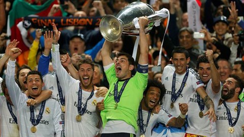 Real Madrid vô địch tiền thưởng Champions League