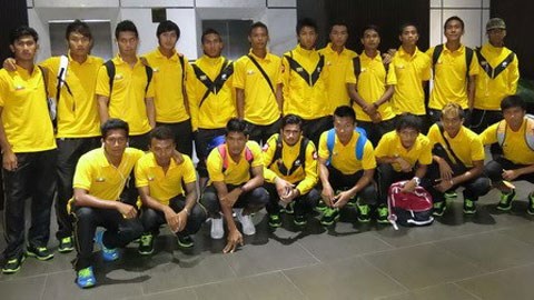 Đội tuyển Myanmar đã có mặt tại Việt Nam