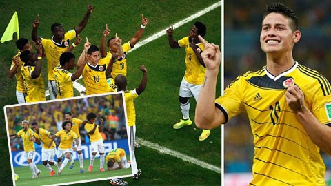Điểm tin sáng 29/6: Brazil, Colombia vào tứ kết World Cup 2014