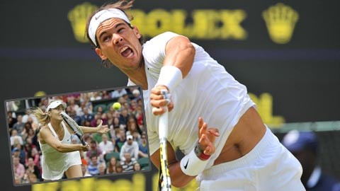 Wimbledon vòng 3: Nadal sung sức, Sharapova lên đỉnh