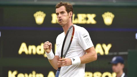 Wimbledon vòng 4: Murray và Djokovic dễ dàng đi tiếp