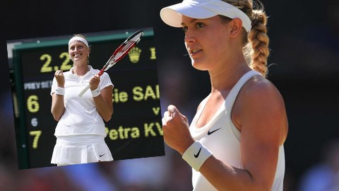 Bán kết Wimbledon: Kvitova, Bouchard vào chung kết