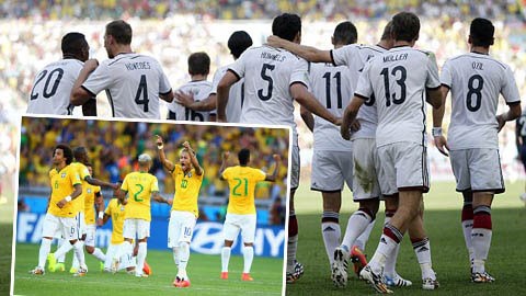 Điểm tin sáng 5/7: Đại chiến Brazil - Đức ở bán kết World Cup