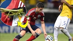 Châu chấu khổng lồ tấn công James Rodriguez