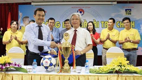 Lễ công bố nhà tài trợ và giới thiệu VCK U17 QG báo Bóng đá - Cúp Thái Sơn Nam 2014