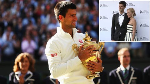 Djokovic tất bật chuẩn bị hôn lễ sau chức vô địch Wimbledon 2014